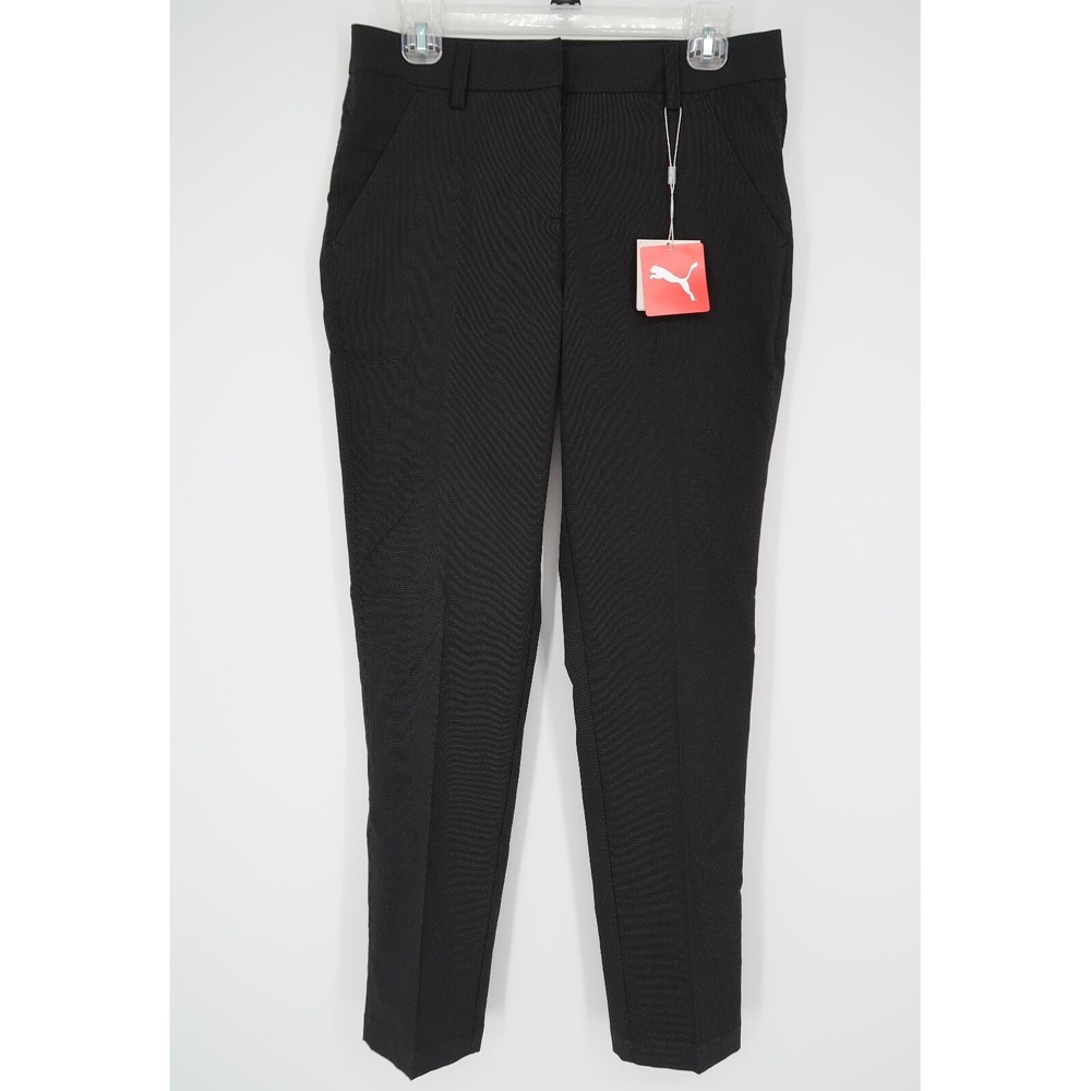 Puma Women's Pounce Pant Dry Cell Black Golf Tech Performance Pants‎ Size 2 NWT